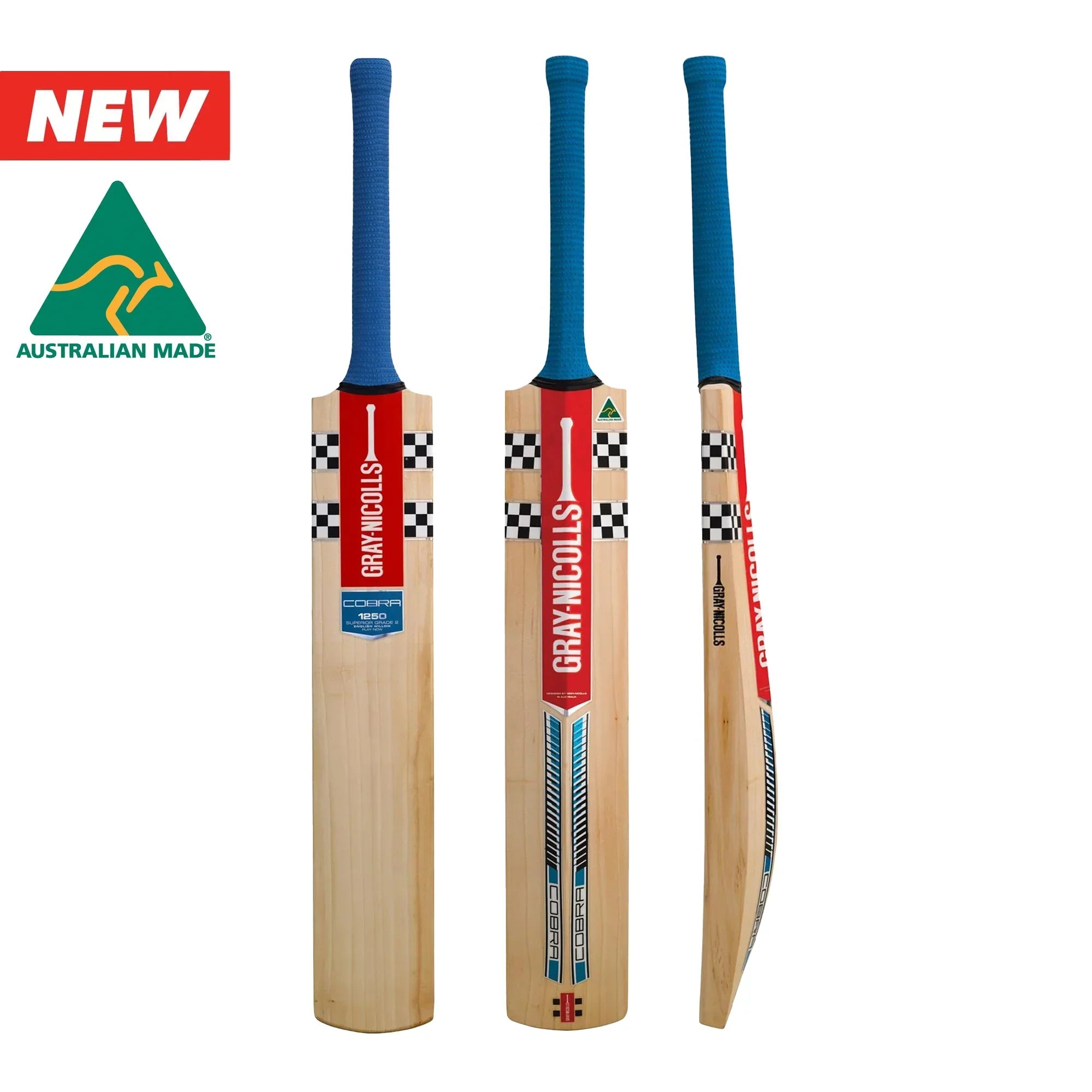 Gray Nicolls Cobra 1250 English Willow Cricket Bat SH SJ Sports