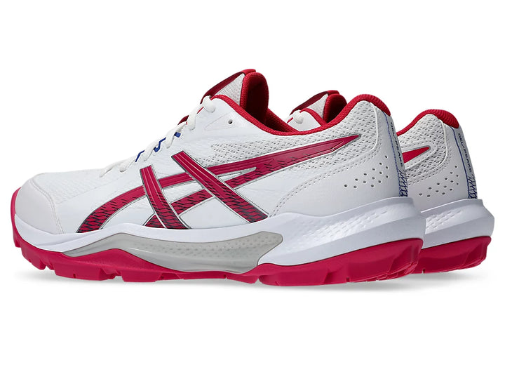 Asics Gel Peake GS 3 Cricket Shoes 2025 White/Bright Rose - SJ Sports Australia