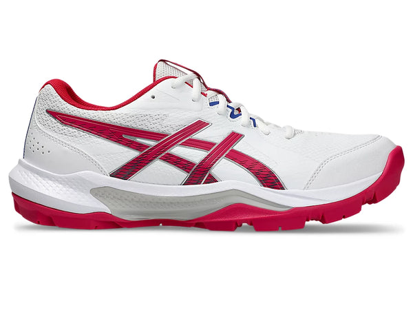 Asics Gel Peake GS 3 Cricket Shoes 2025 White/Bright Rose - SJ Sports Australia