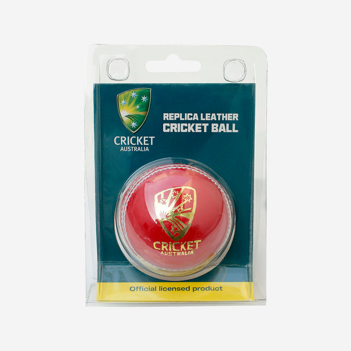 REPLICA LEATHER MATCH BALL RED CRICKET AUSTRALIA - SJ Sports Australia