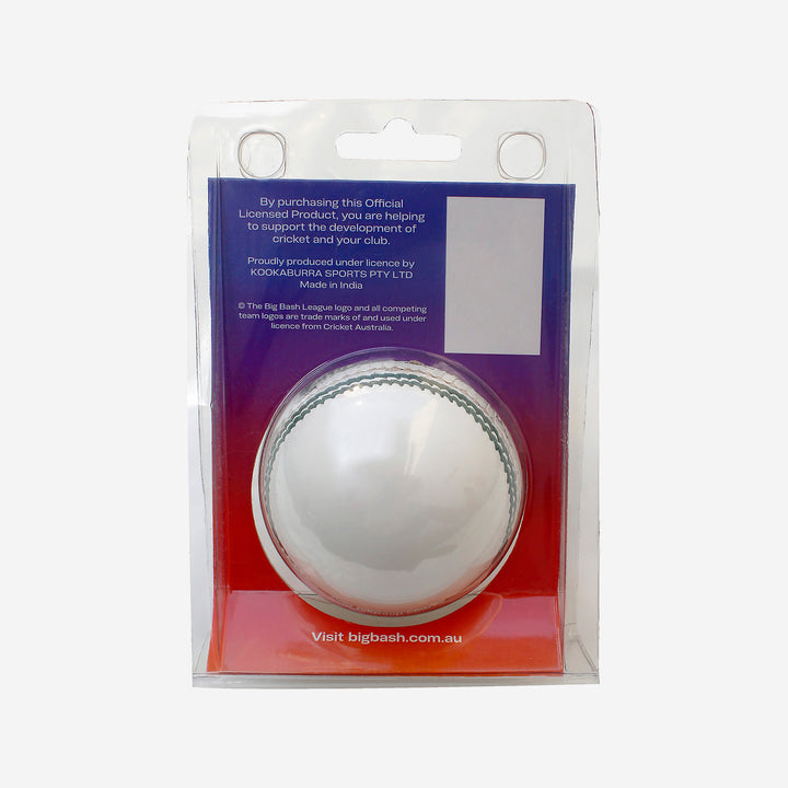 REPLICA LEATHER MATCH BALL WHITE BBL - SJ Sports Australia