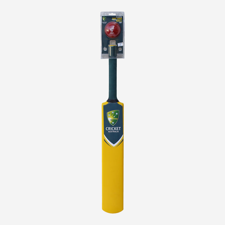 Cricket Australia Plastic Bat & Ball Set - SJ Sports Australia