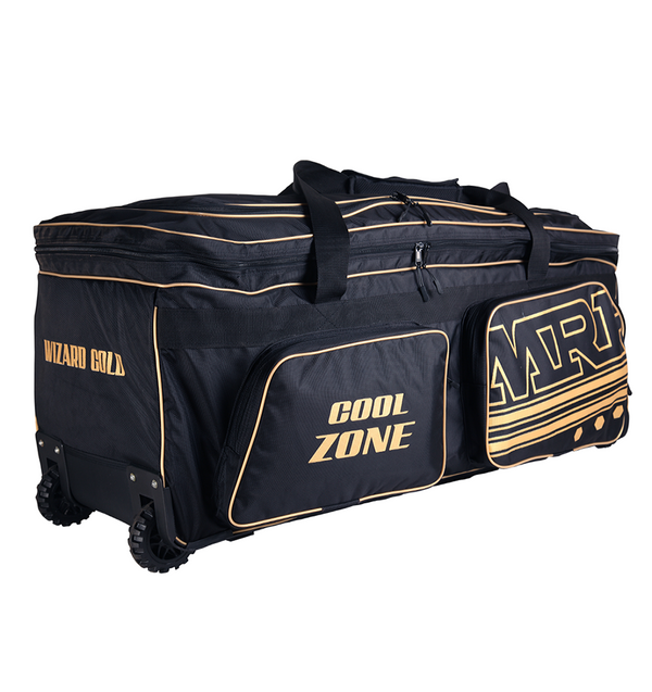 MRF Warrior Gold Extra Large Wheelie Kit Bag