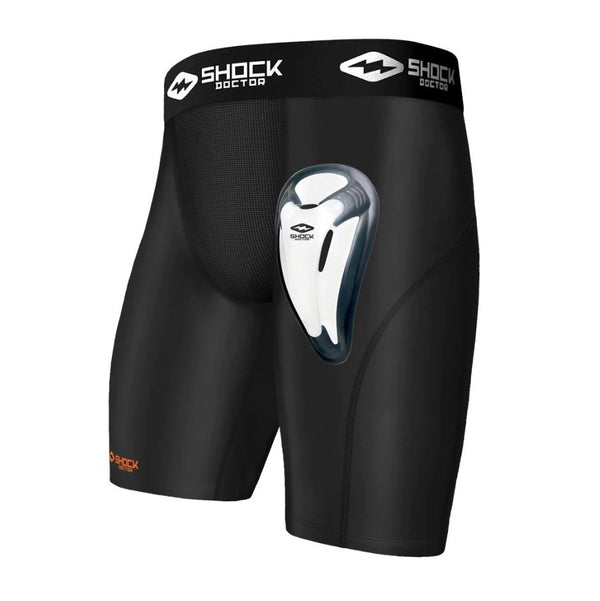Core Compression Short with Bio-Flex Cup - Black