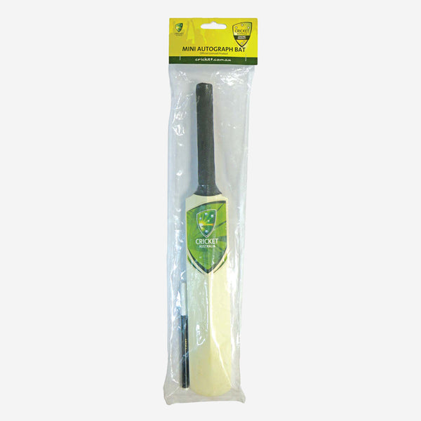 MINI AUTOGRAPH BAT WITH PEN CRICKET AUSTRALIA