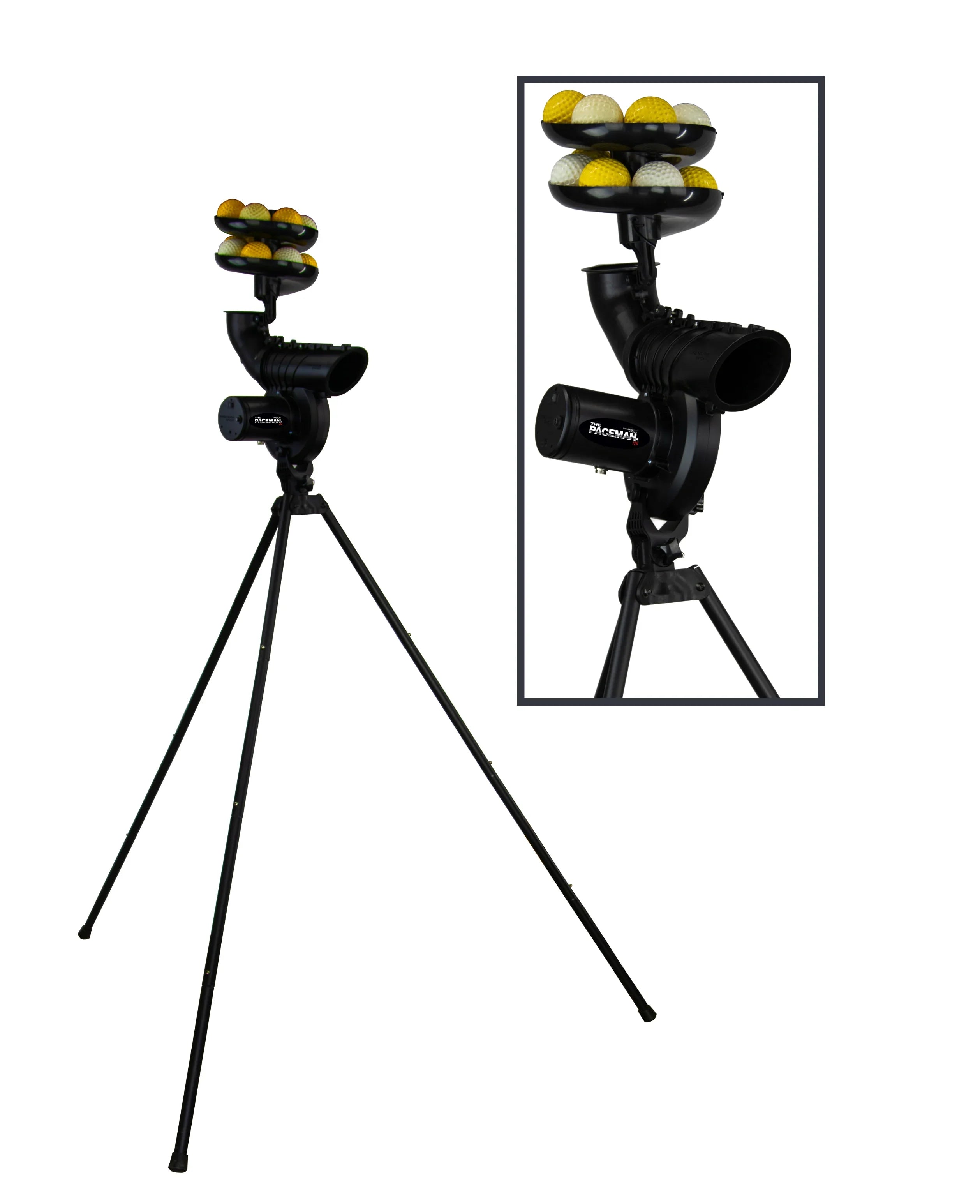 Paceman 176xt Cricket Bowling Machine Black Special Edition SJ