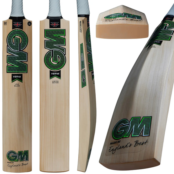 GM Verva DXM 404 TTNOW Harrow Cricket Bat - Grade 4 English Willow