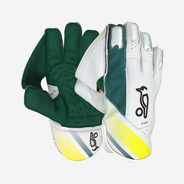 Kookaburra Pro 2.0 Wicket Keeping Gloves Green Gold
