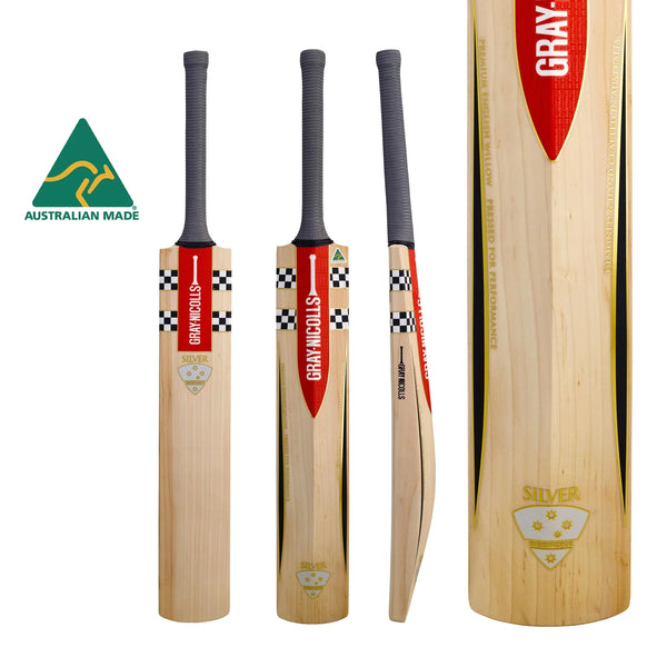 Gray Nicolls Silver English Willow Cricket Bat - Sh Handcrafted In Australia