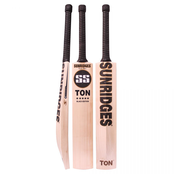 Ss Retro Black Edition English Willow Cricket Bat - SJ Sports Australia
